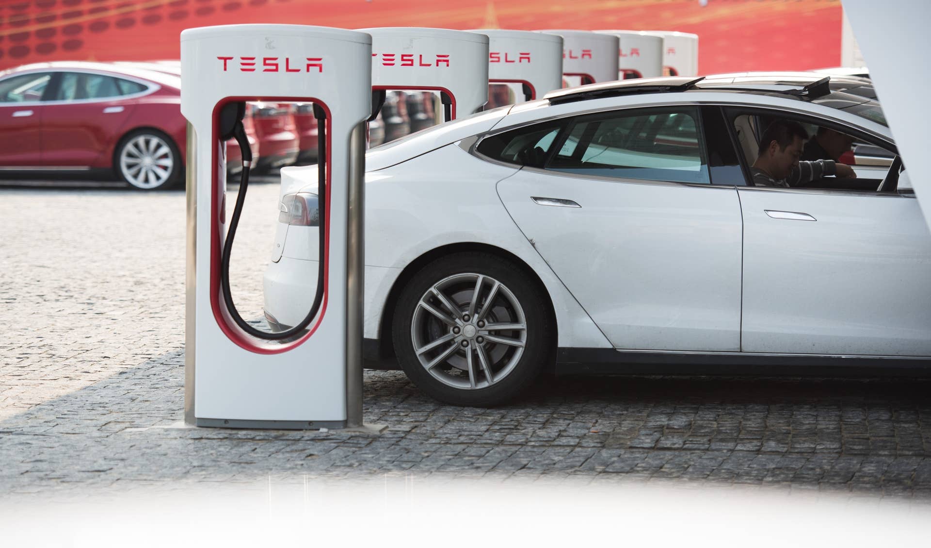 CHINA-AUTO-SHOW-ENVIRONMENT-TESLA