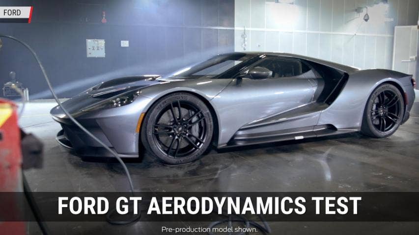 Ford GT Aerodynamics Test | Autoblog Minute