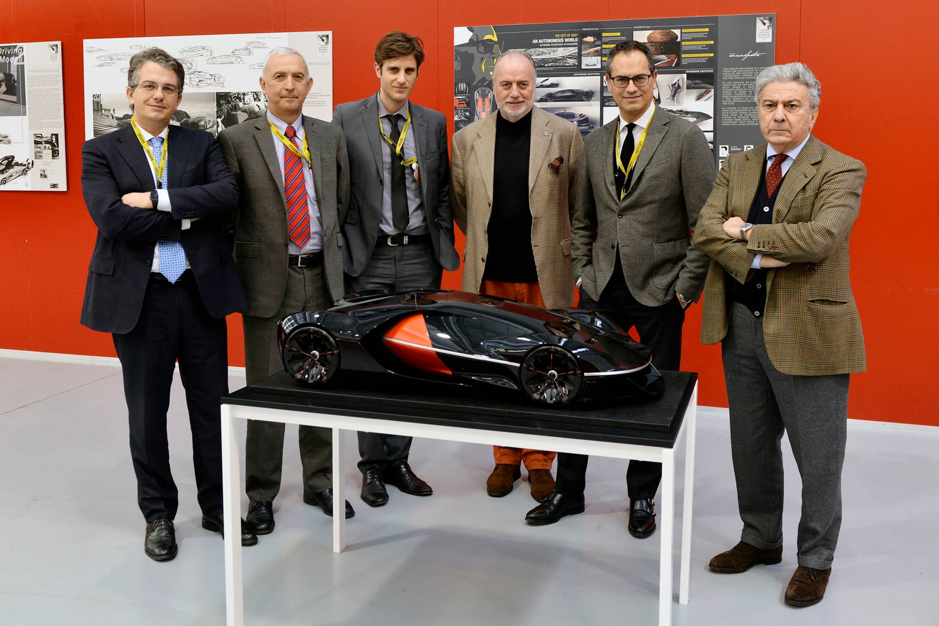 Ferrari Top Design School Challenge 2015 jury