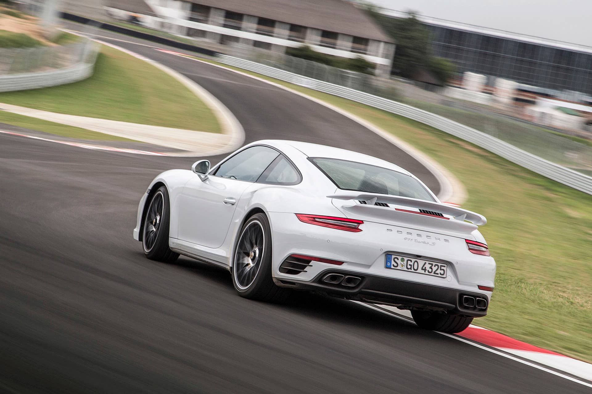2017 Porsche 911 Turbo S driving