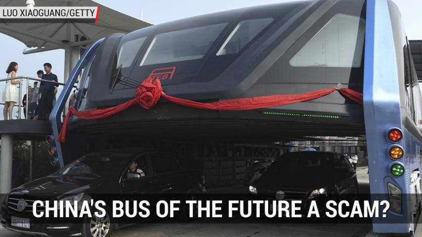 Is China's Bus of the Future a Scam? | Autoblog Minute