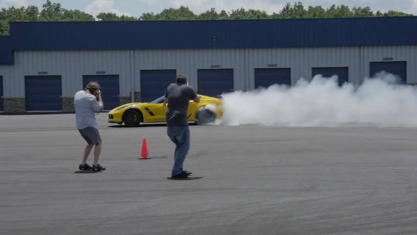 2017 Chevrolet Corvette Grand Sport Burnout