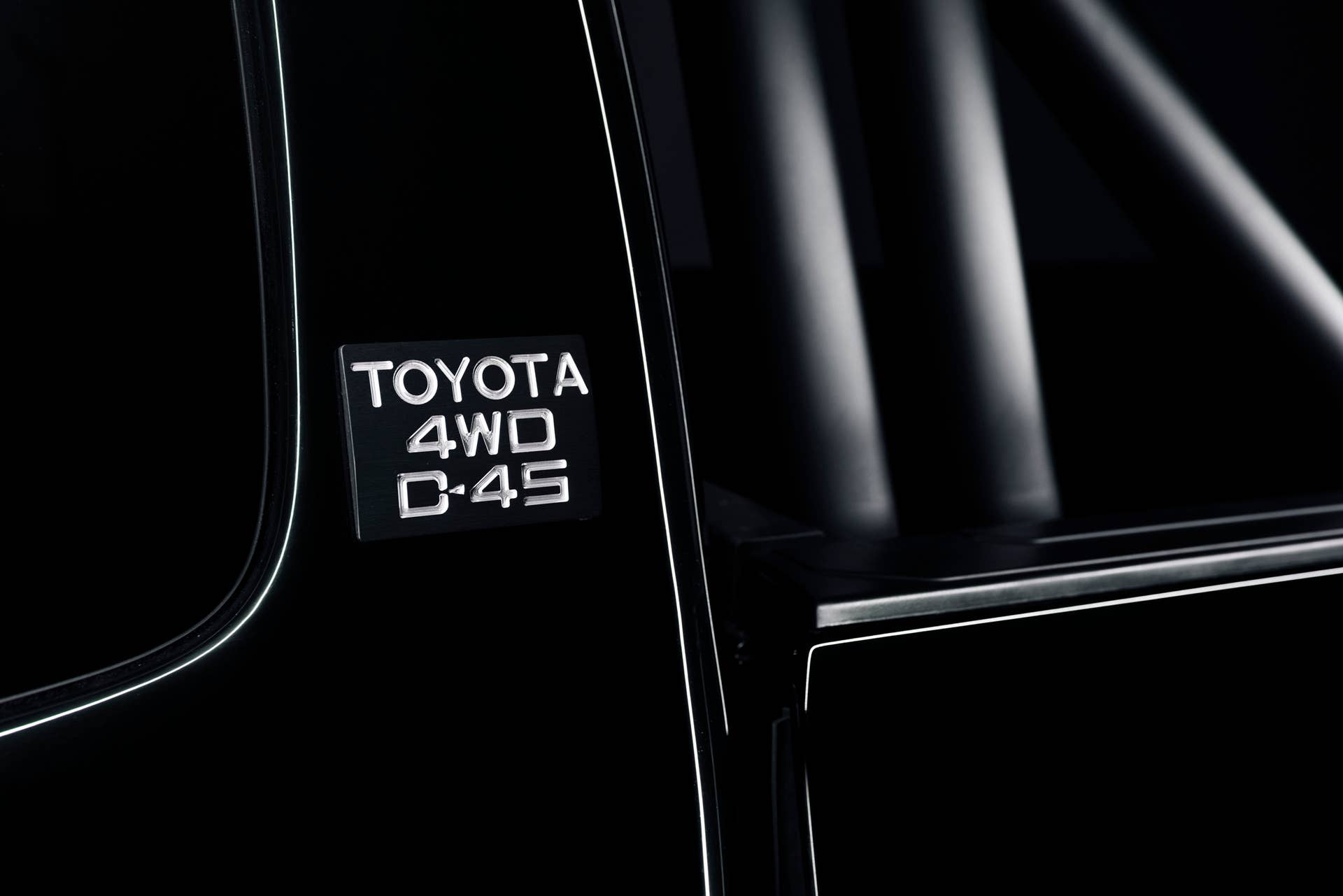 toyota 4wd d-4s badge tacoma back to the future