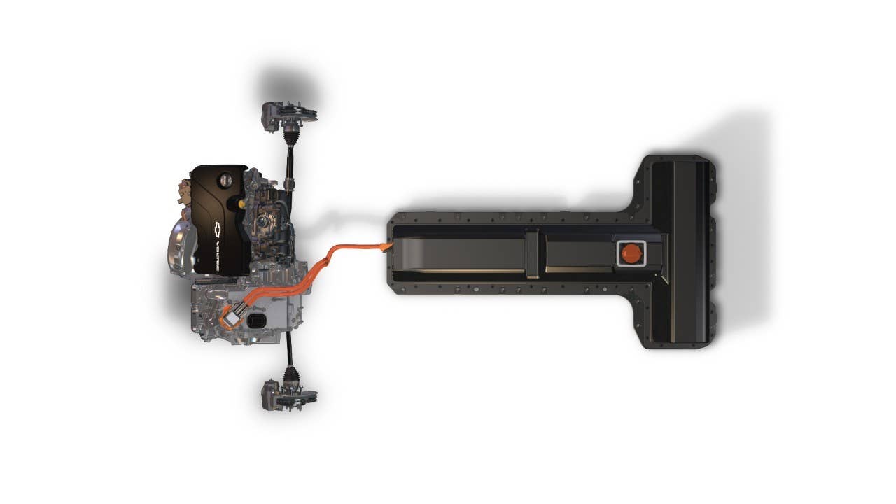 The 2016 Chevrolet Volt will feature an all-new Voltec propulsion system, that is made up of the battery, drive unit, range extending engine and electronic controls.