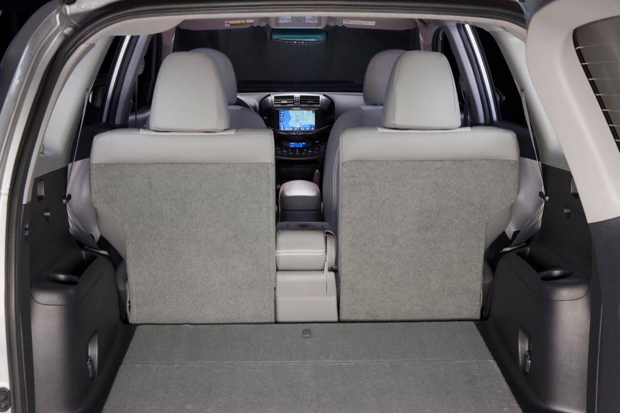 Toyota RAV4 EV rear cargo space