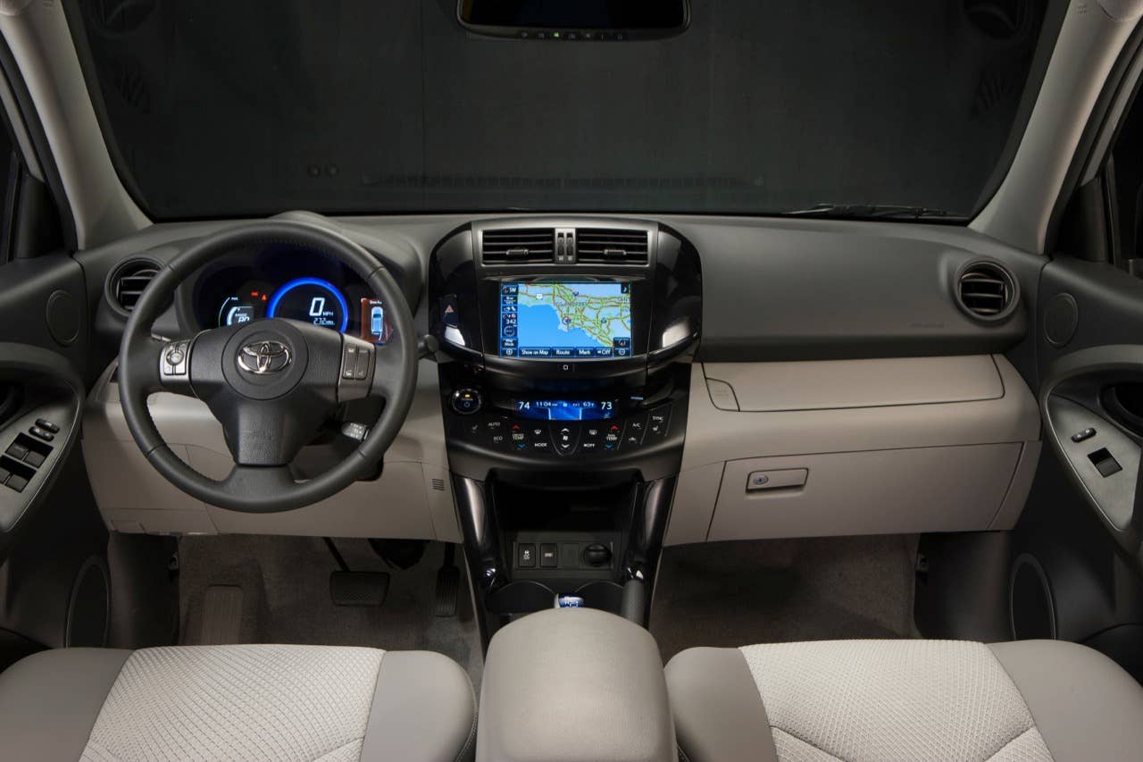Toyota RAV4 EV dashboard