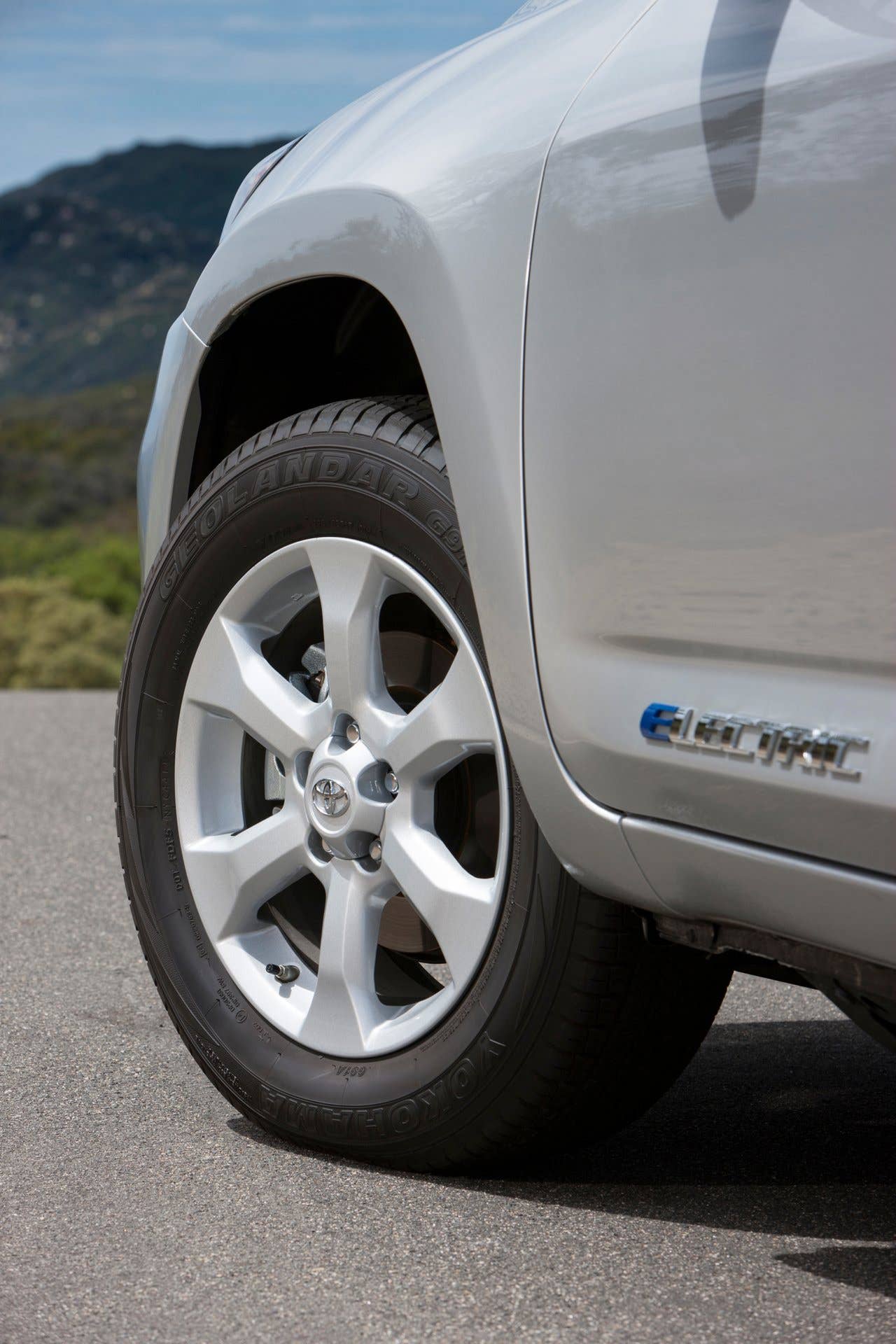 Toyota RAV4 EV front tire