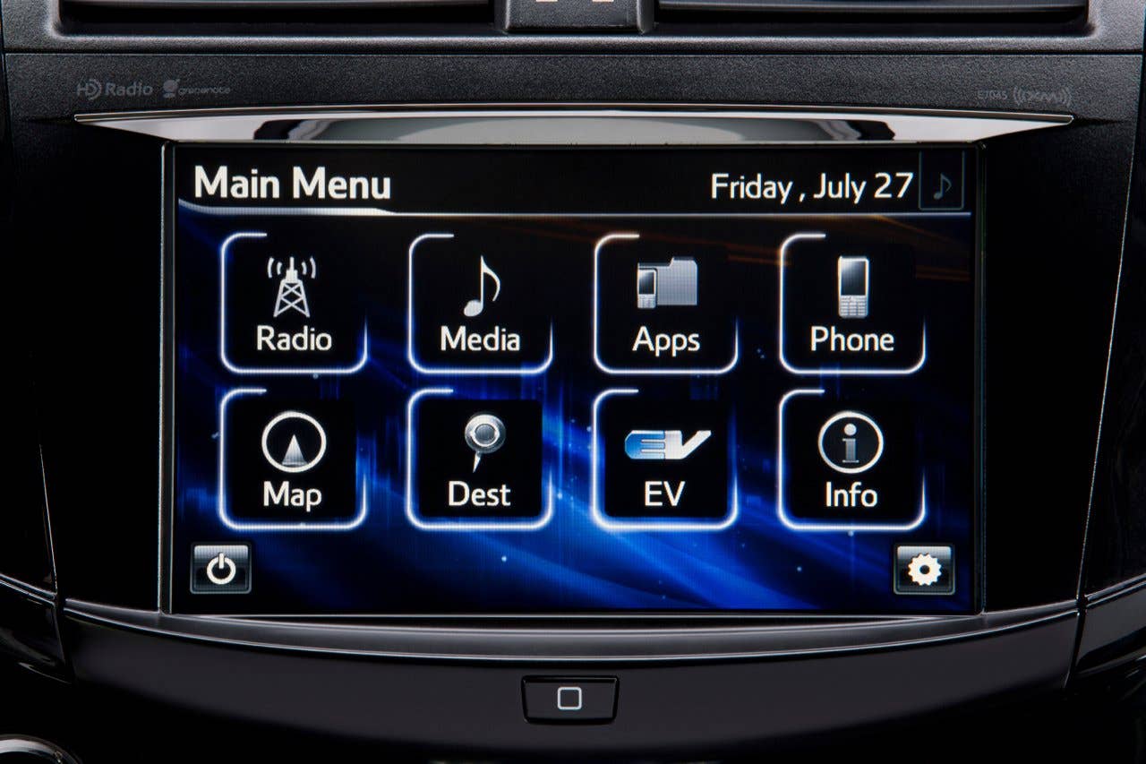 Toyota RAV4 EV infotainment screen