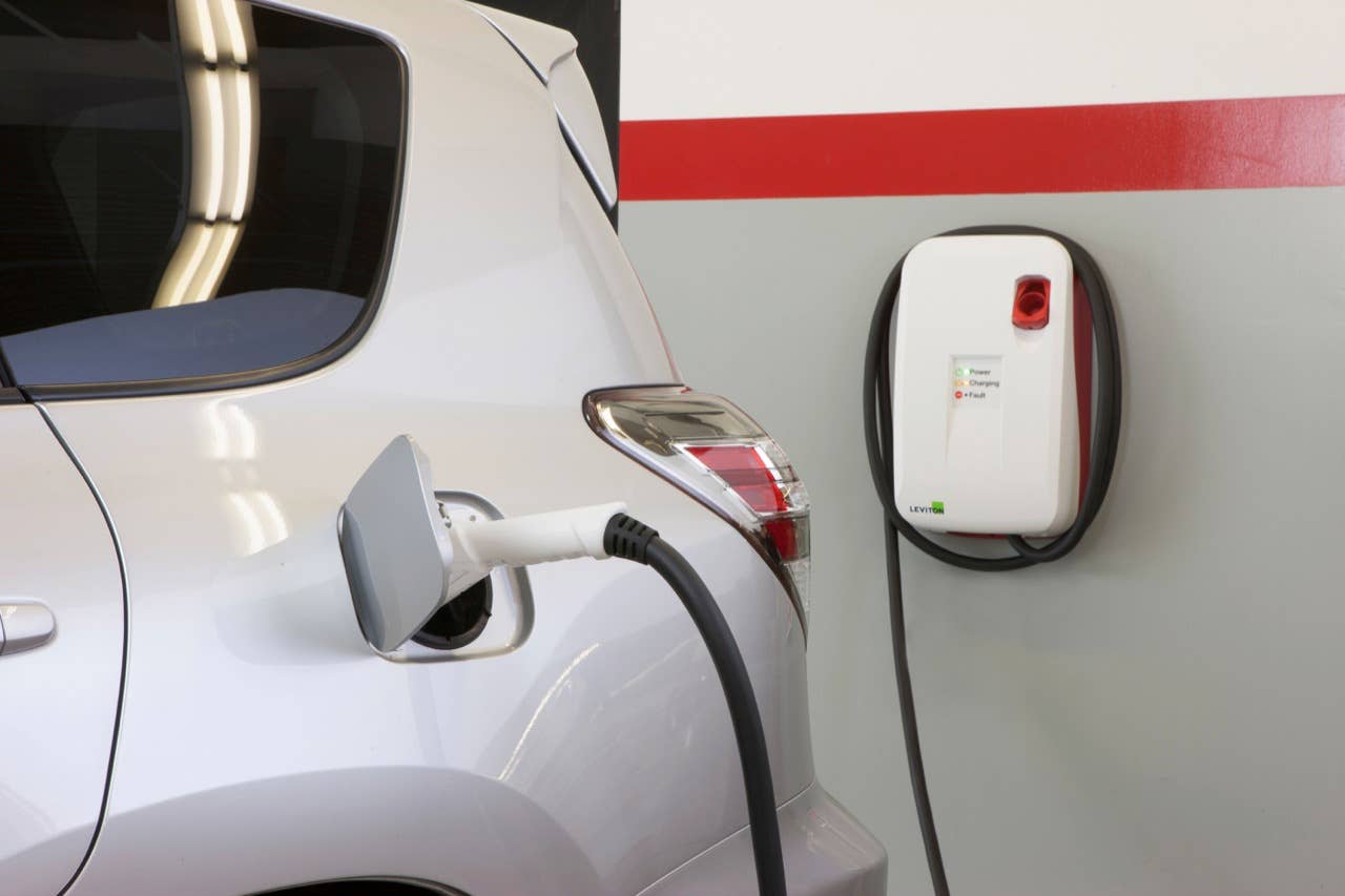 Toyota RAV4 EV charge port