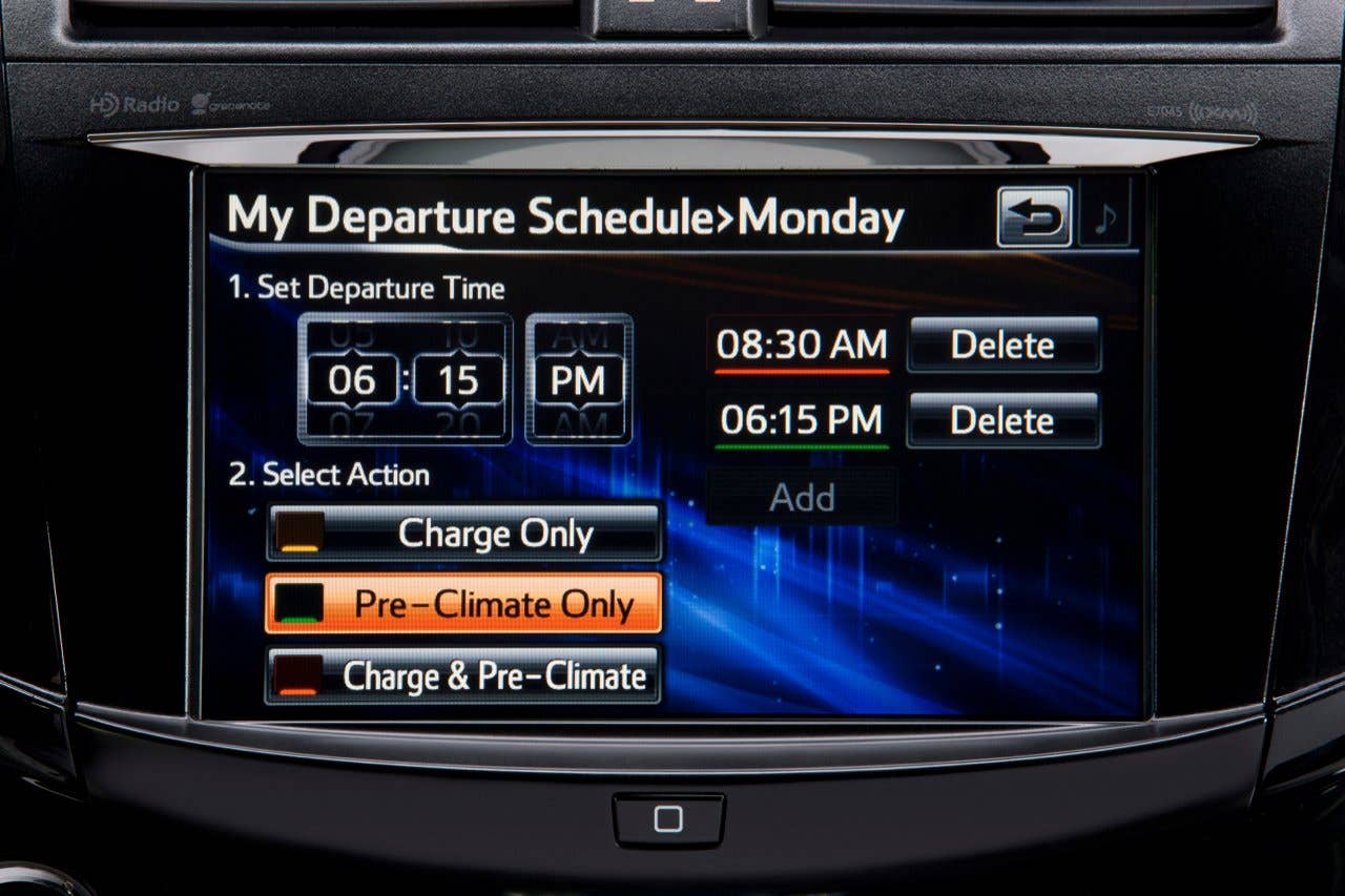 Toyota RAV4 EV infotainment screen