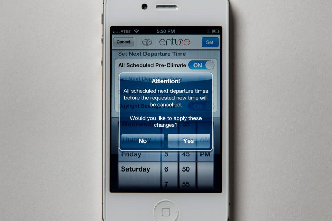 Toyota RAV4 EV app