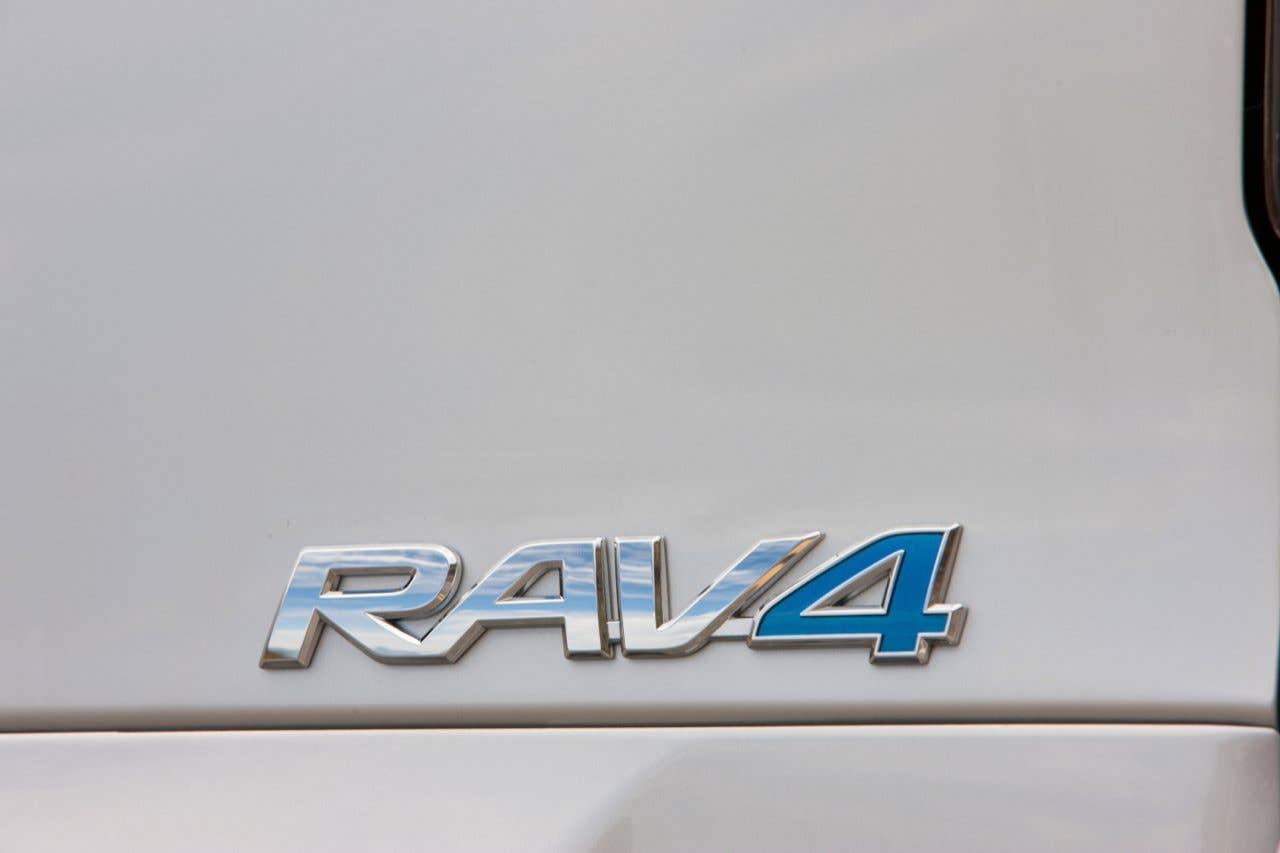 Toyota RAV4 EV badge