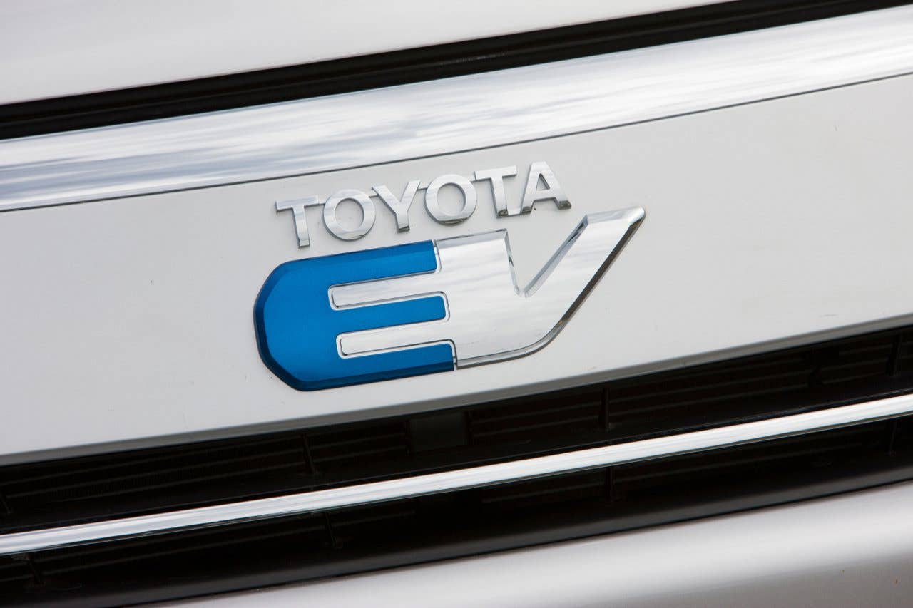 Toyota RAV4 EV badge