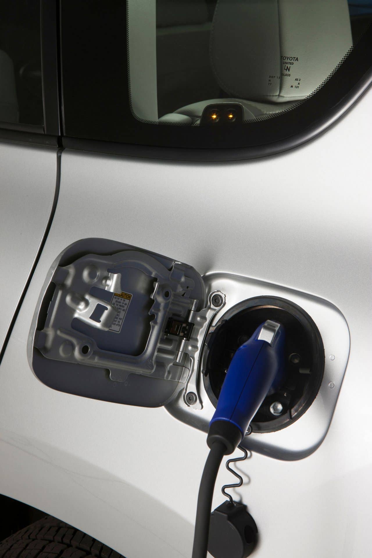 Toyota RAV4 EV charge port