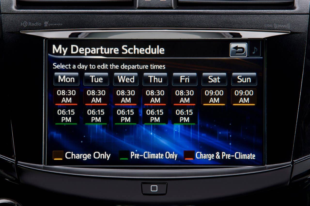 Toyota RAV4 EV infotainment screen
