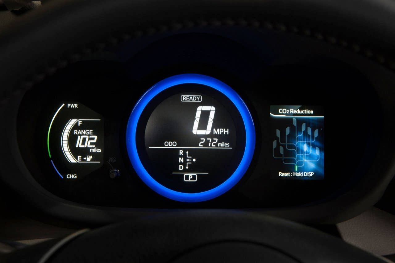Toyota RAV4 EV infotainment screen