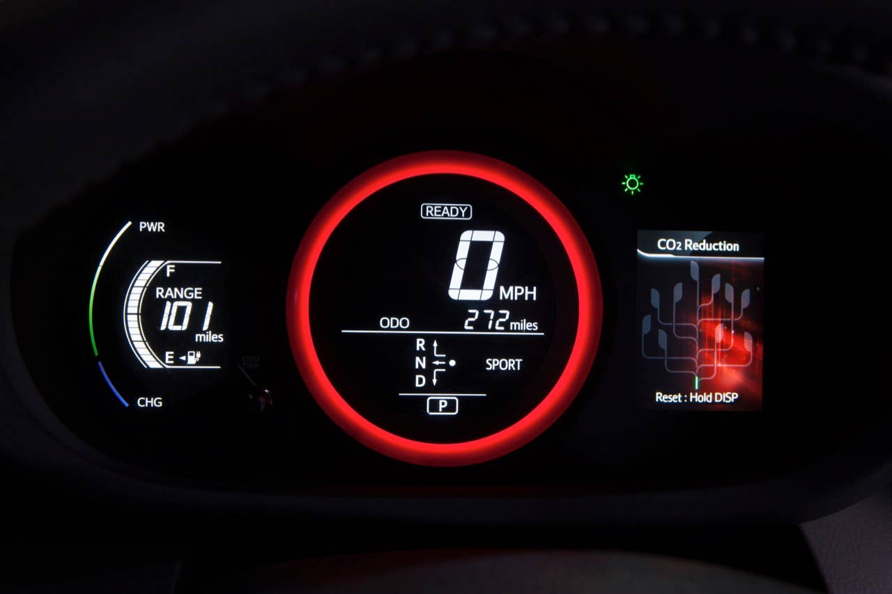 Toyota RAV4 EV dashboard
