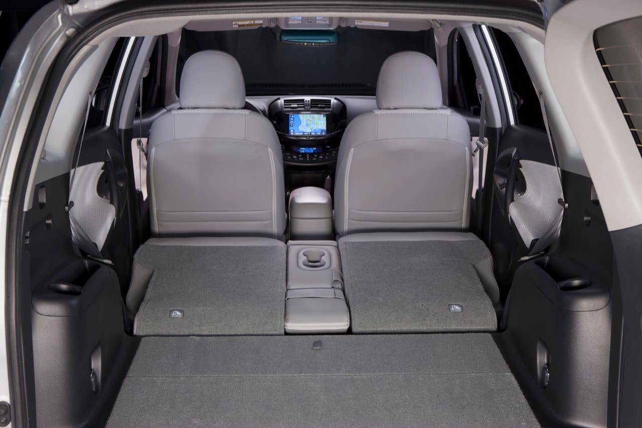 Toyota RAV4 EV rear cargo space