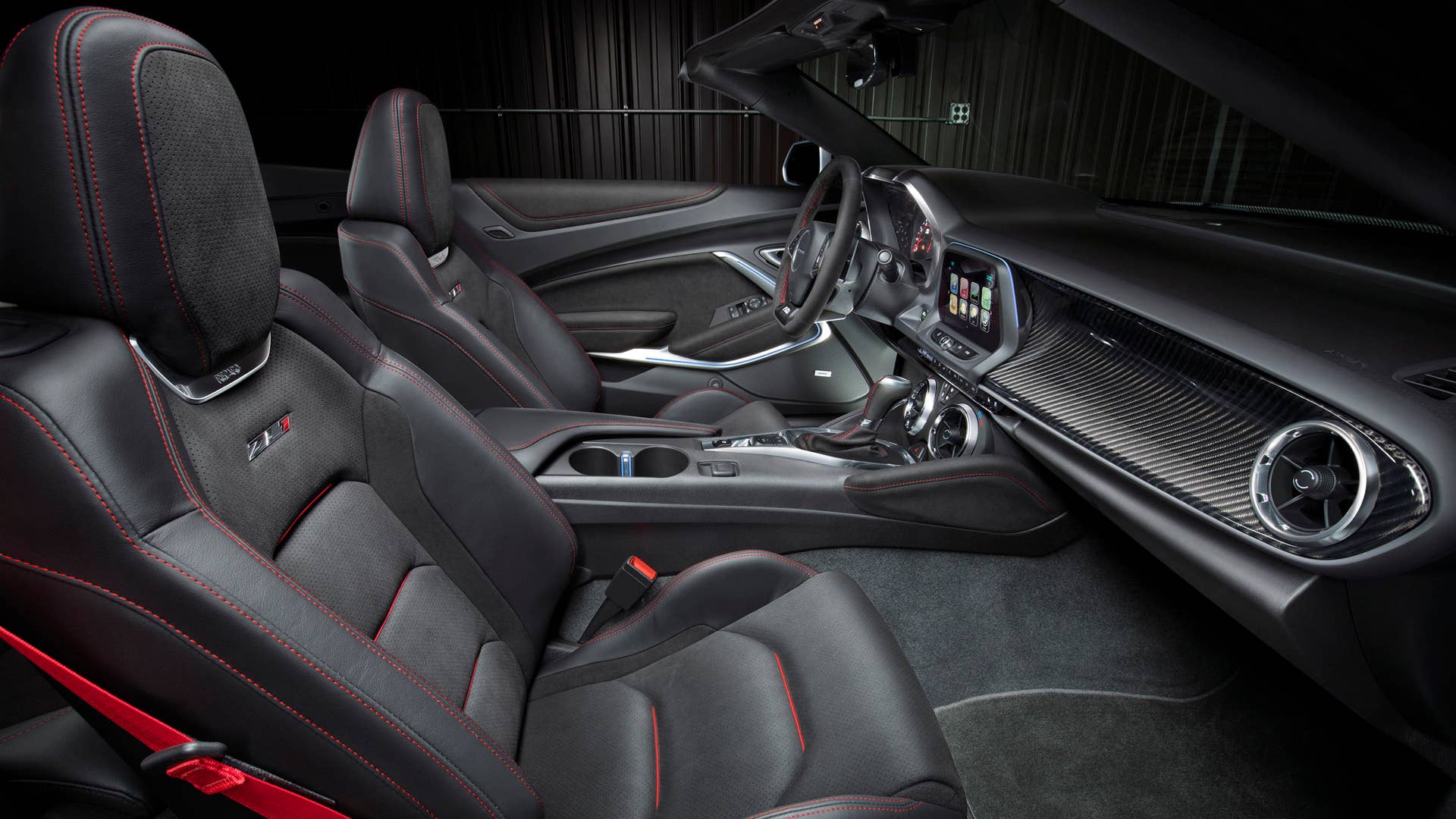 2017 chevrolet camaro zl1 convertible interior