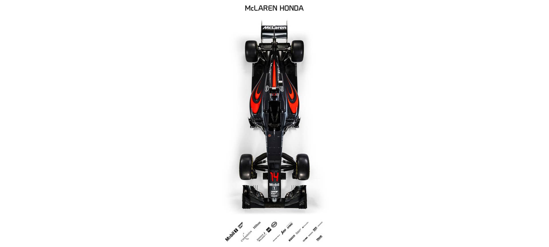 McLaren MP4-31 overhead
