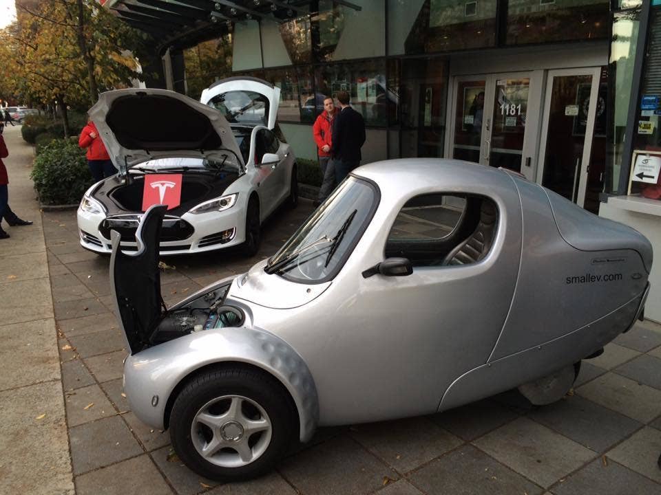 Electra Meccanica Solo prototype - Corbin Sparrow