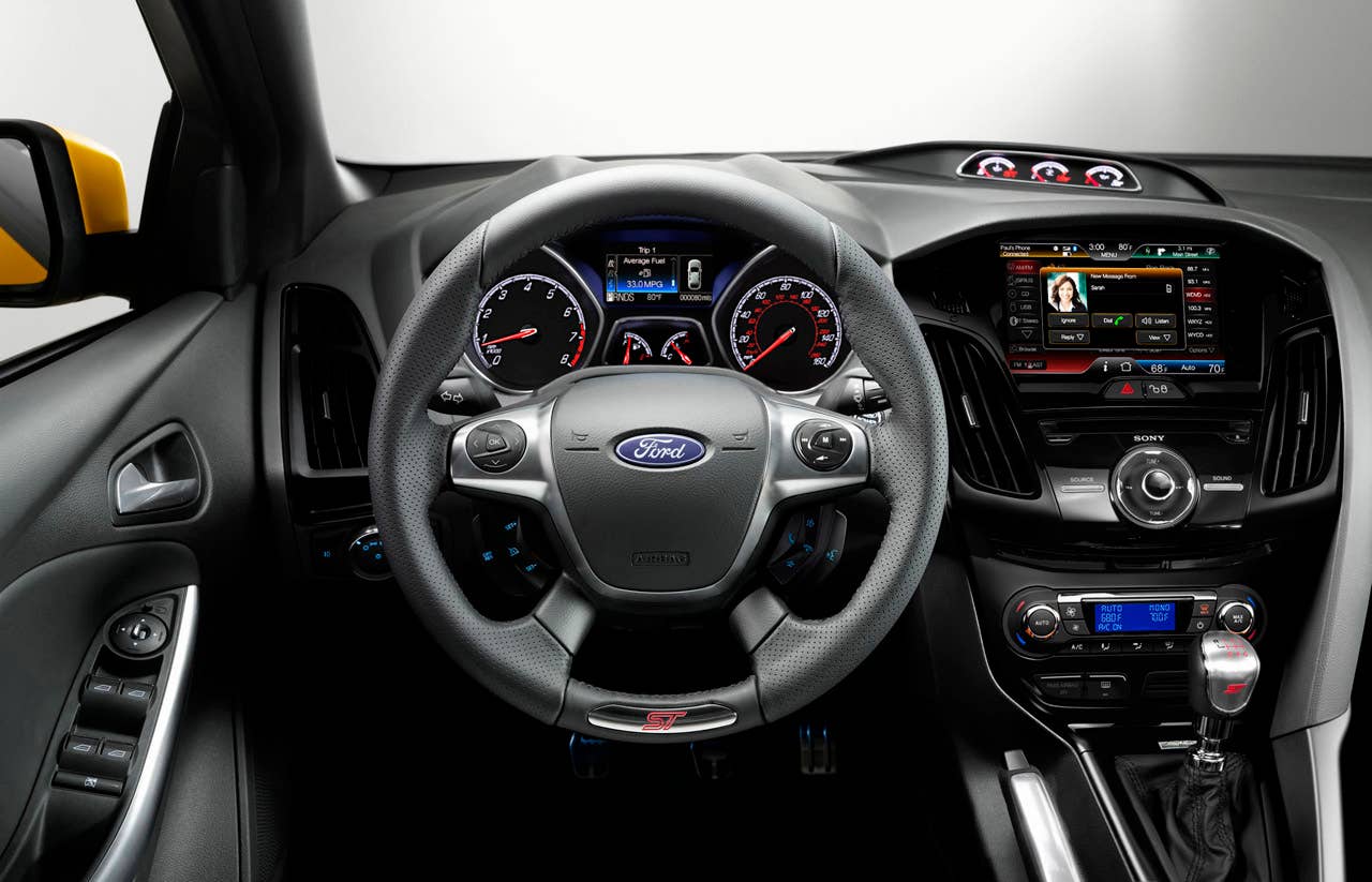 Ford Focus ST: The Focus ST is Ford's first truly global performance car, building on the heritage of previous models in Europe and giving drivers around the world the opportunity to share the exhilarating performance, excellent handling, addictive sound and sporty design the ST badge represents . (11/03/2011)