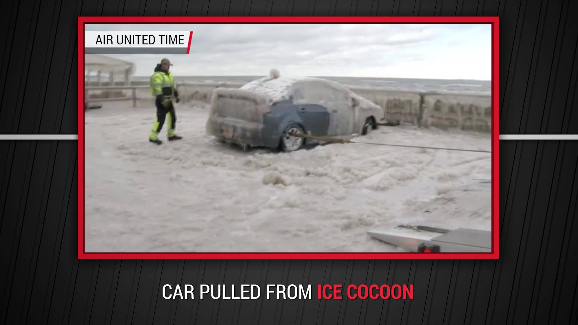 Car Pulled From Ice Cocoon | Autoblog Minute