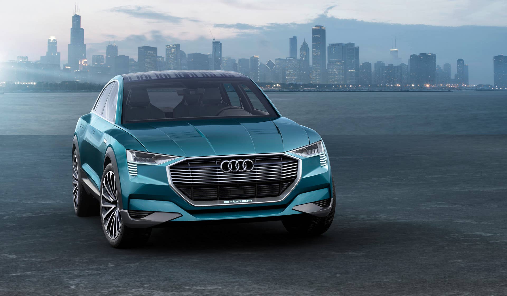 Audi e-tron quattro concept front 3/4