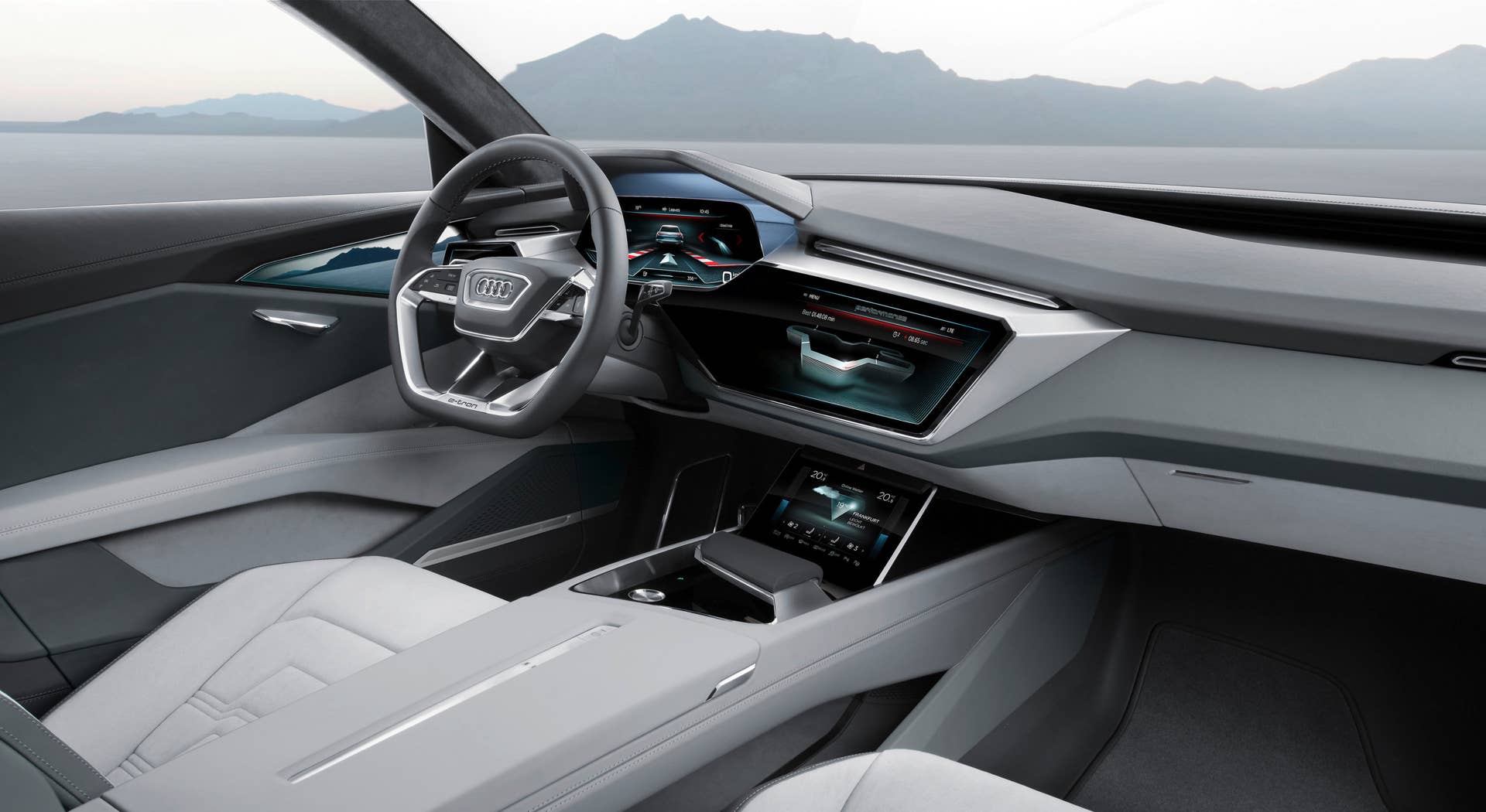 Audi e-tron quattro concept interior