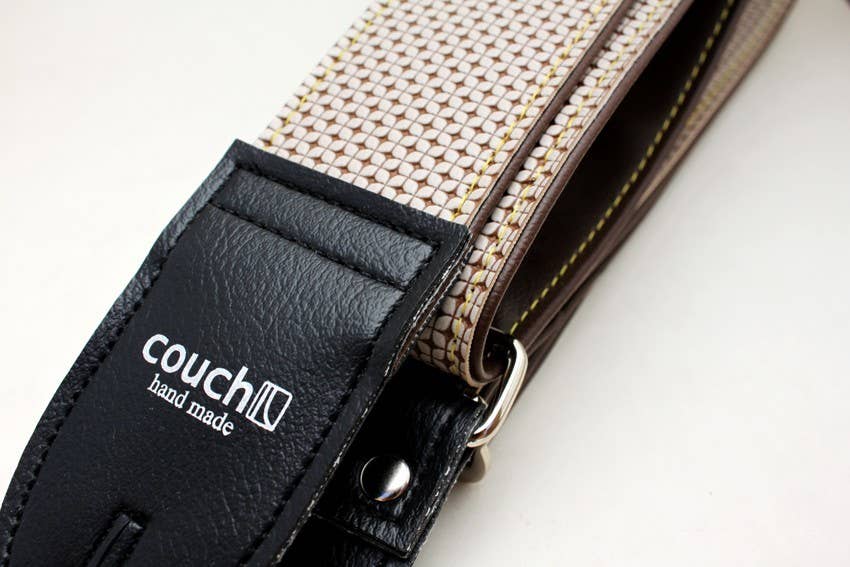 Guitar strap using Mercedes vinyl upholstery