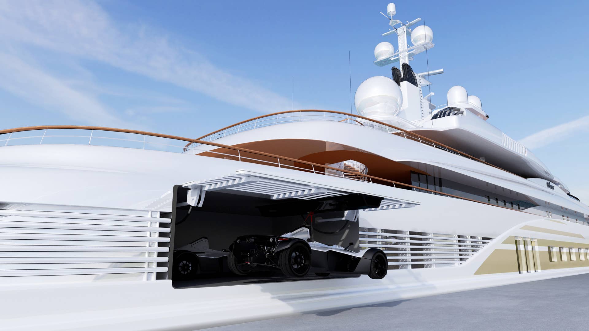 BAC Mono Marine Edition hoist yacht