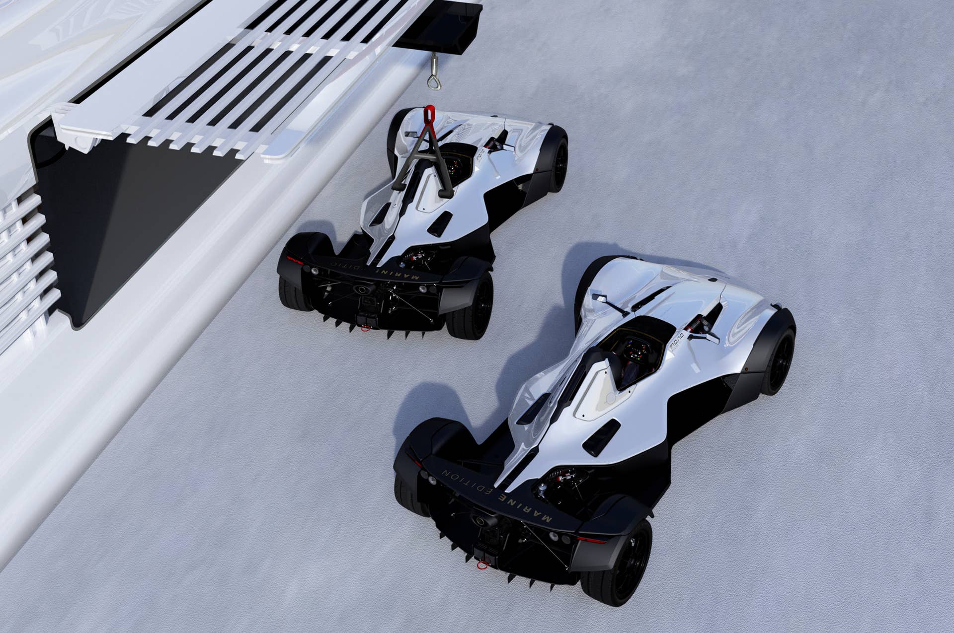 BAC Mono Marine Edition above