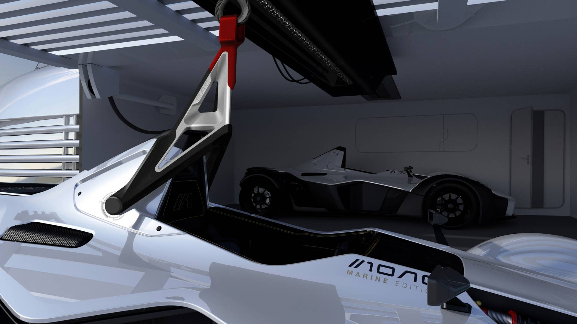BAC Mono Marine Edition detail