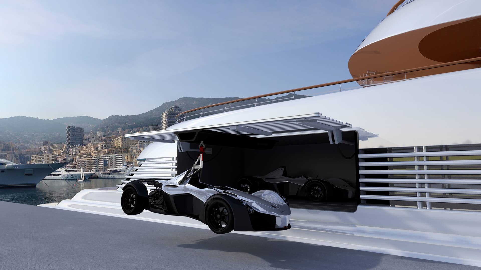 BAC Mono Marine Edition hoist
