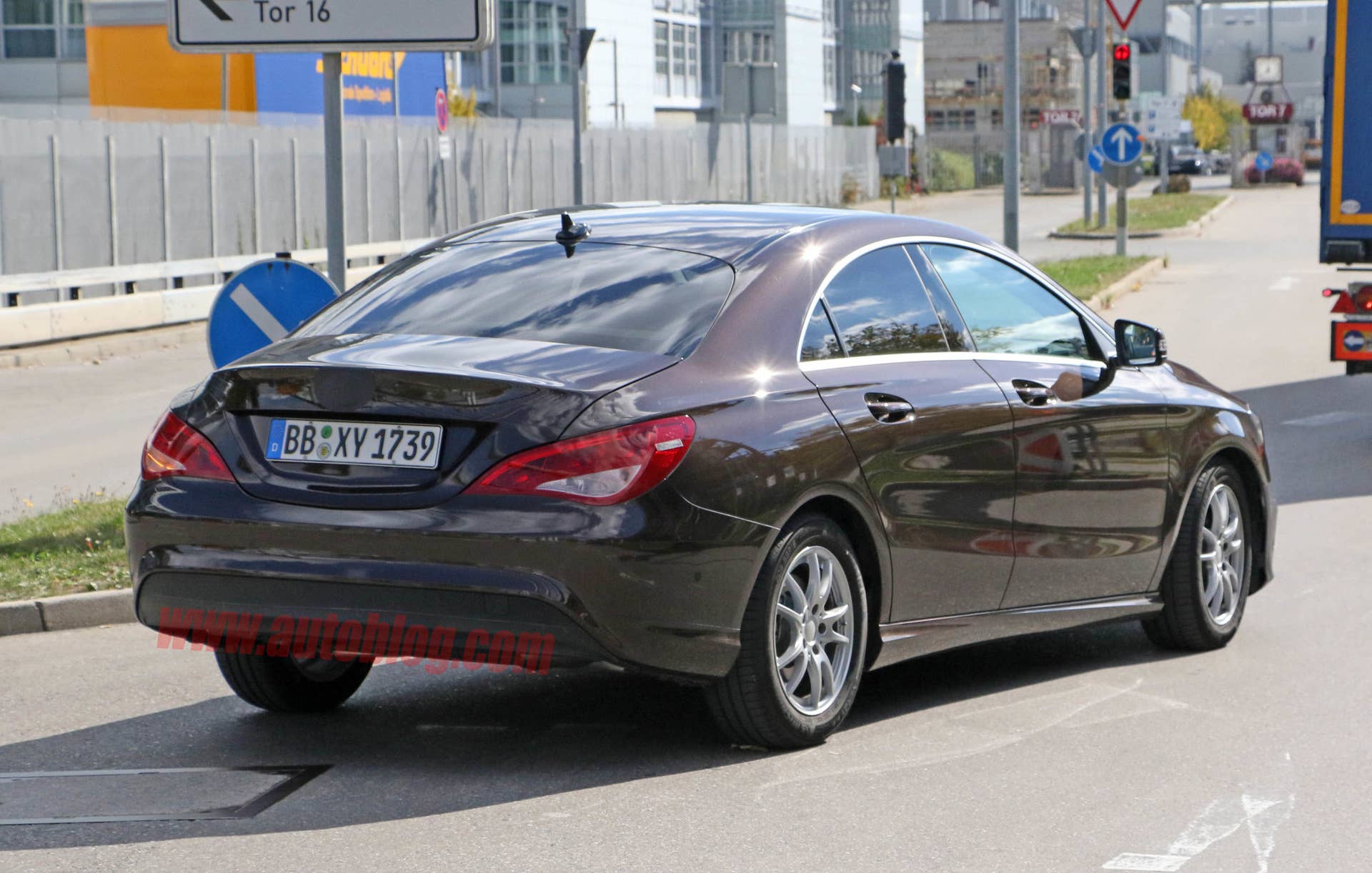 Mercedes-Benz CLA-Class facelift rear 3/4