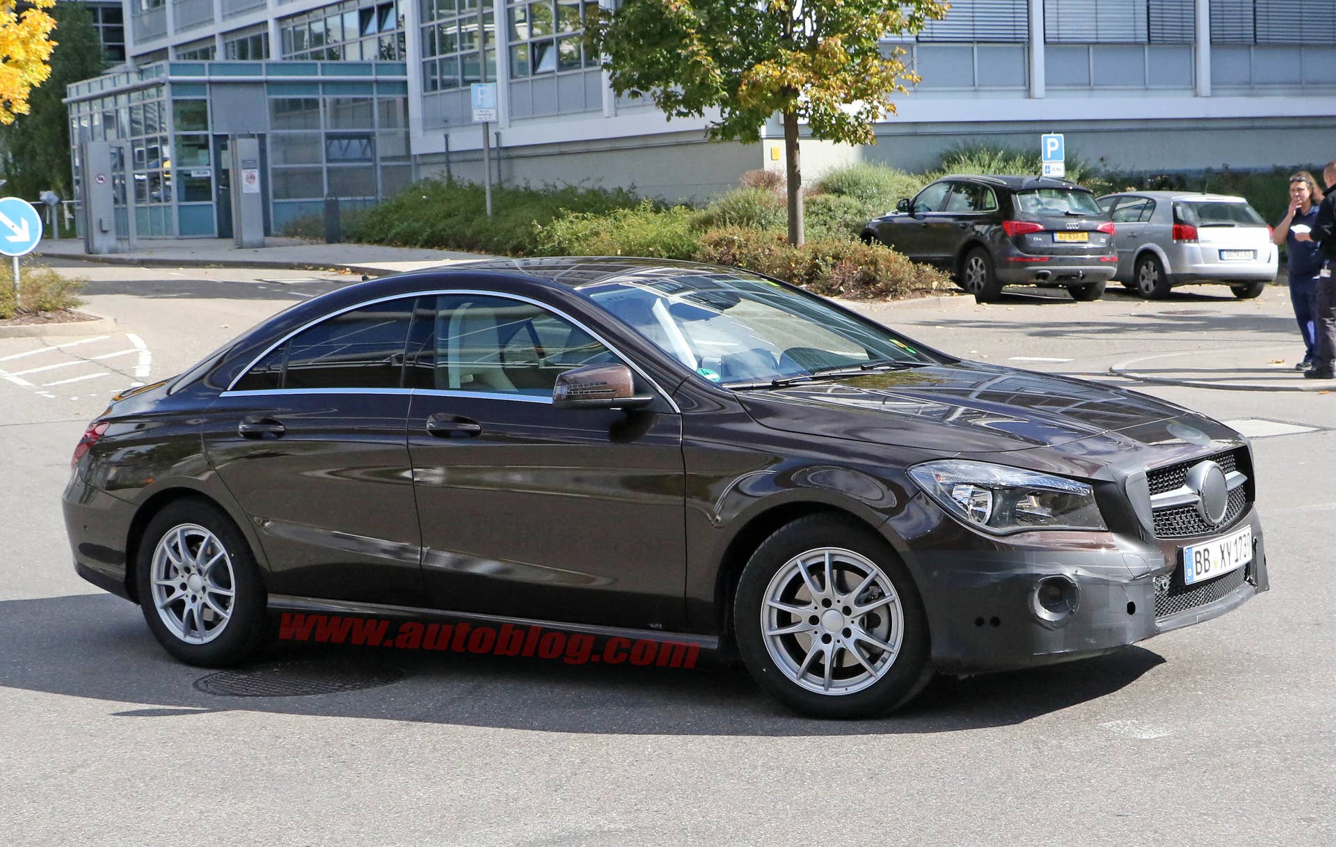 2017 Mercedes-Benz CLA-Class facelift front 3/4
