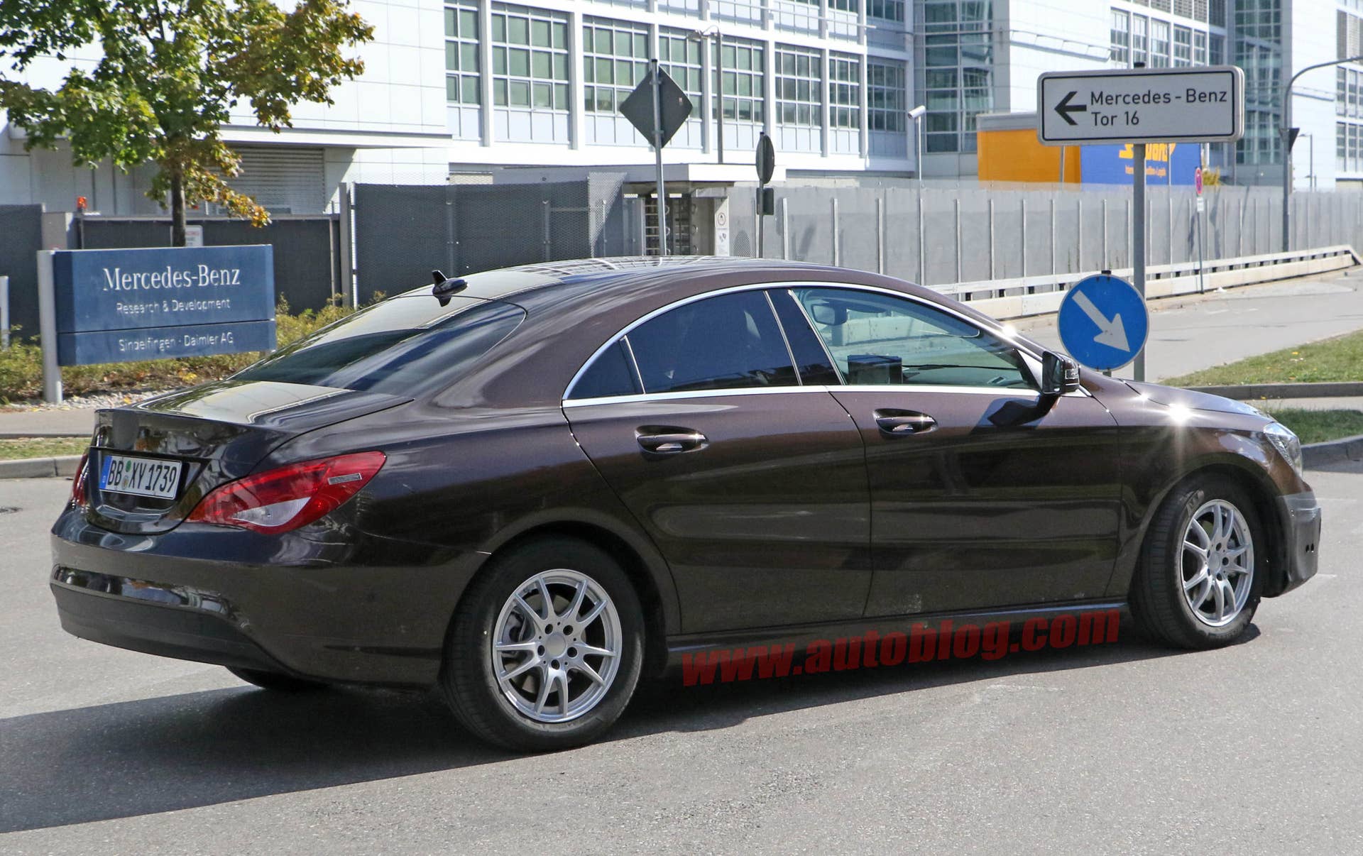 2017 Mercedes-Benz CLA-Class facelift rear 3/4