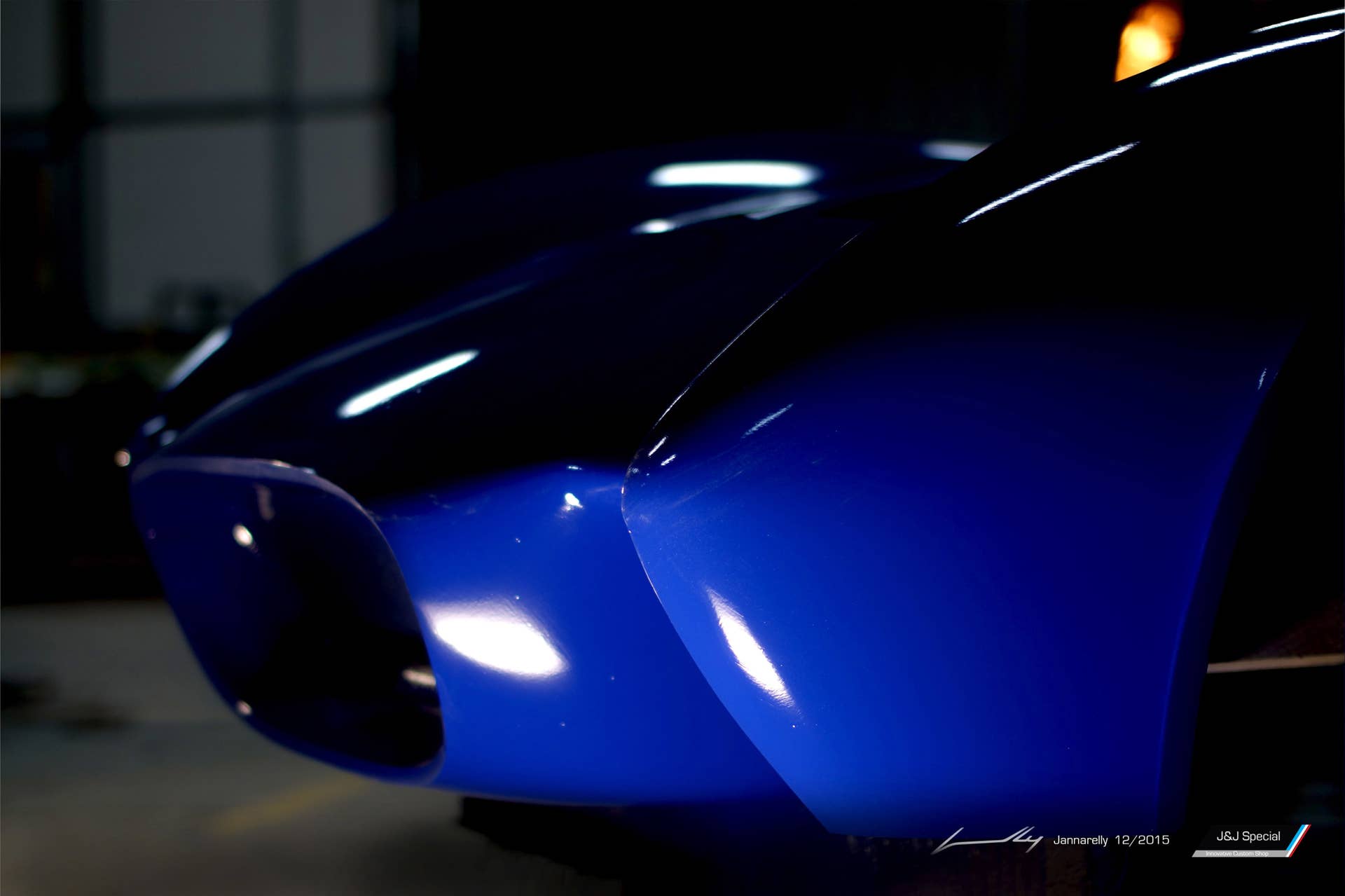 Jannarelly Design-1 body prototype front detail