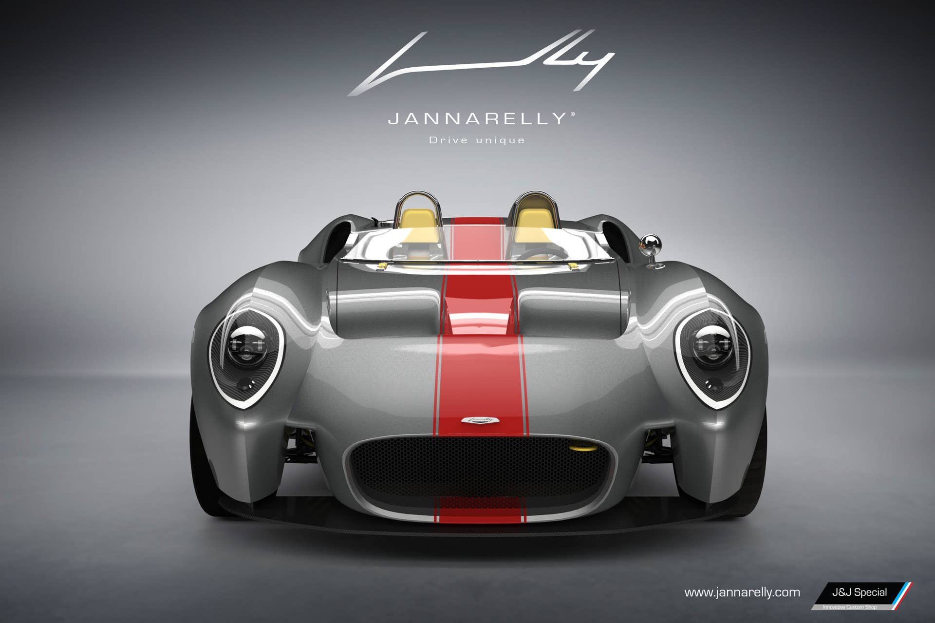 Jannarelly Design-1 red stripe front