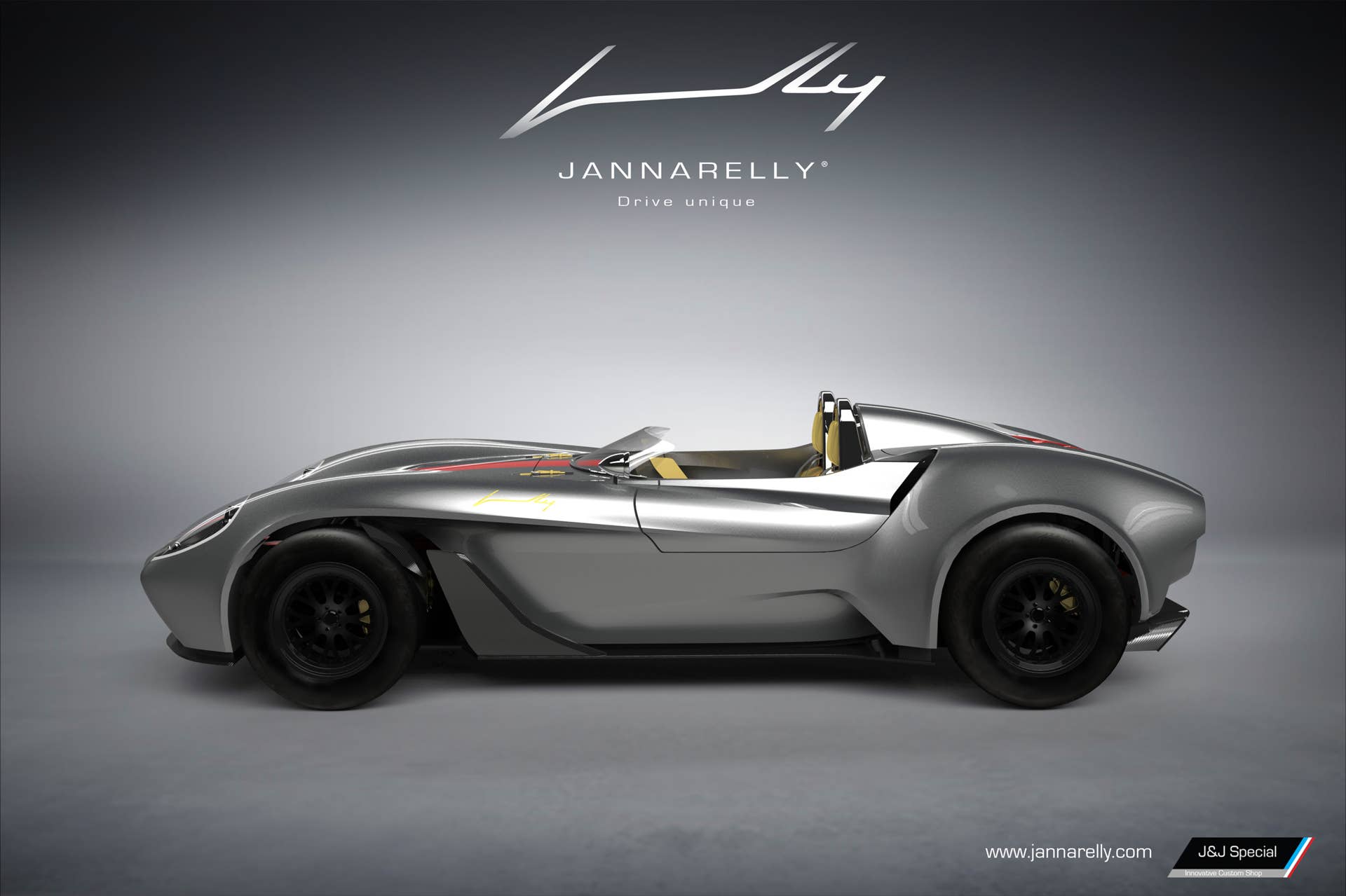 Jannarelly Design-1 red stripe concept profile