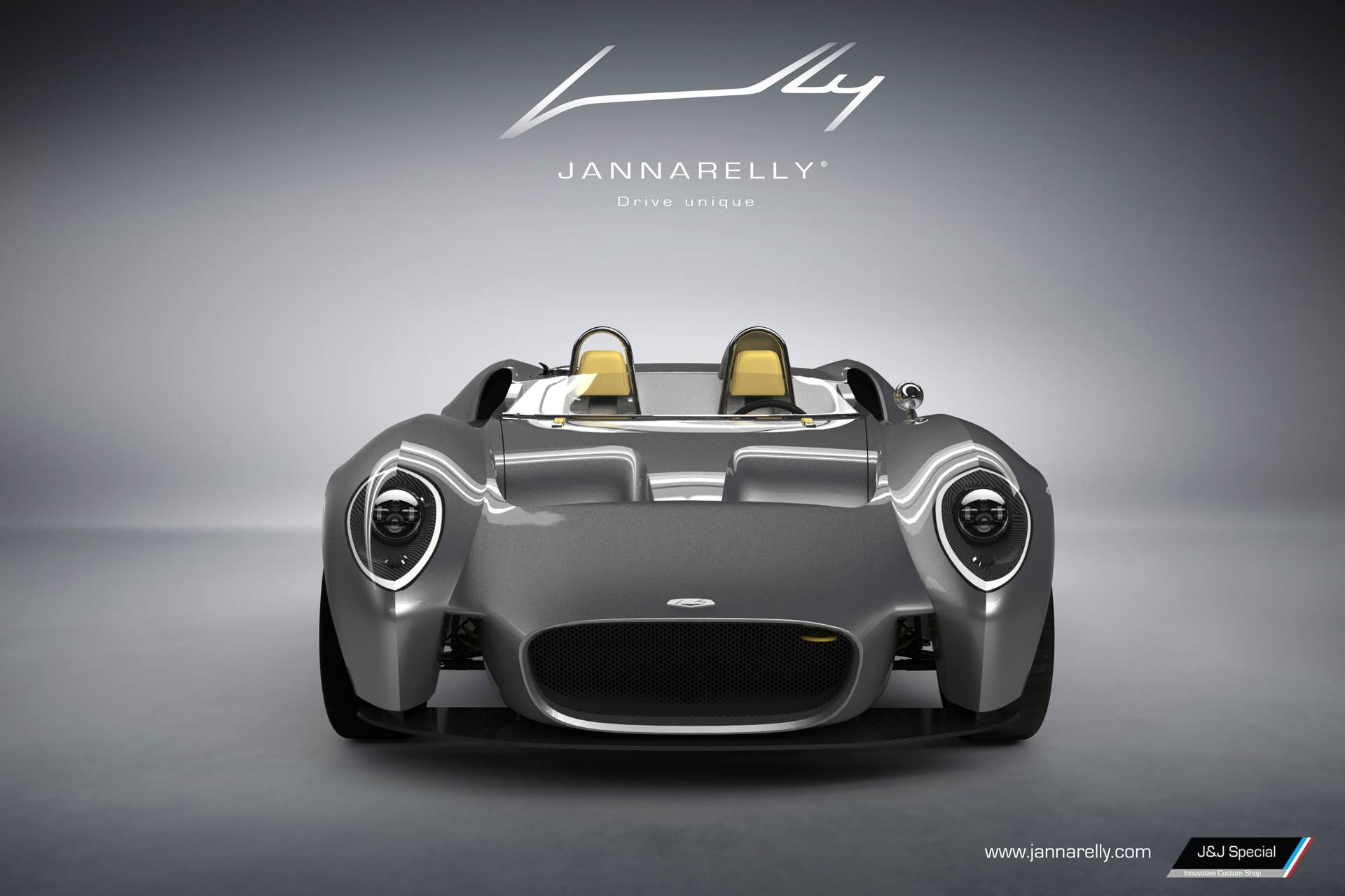 Jannarelly Design-1 silver front