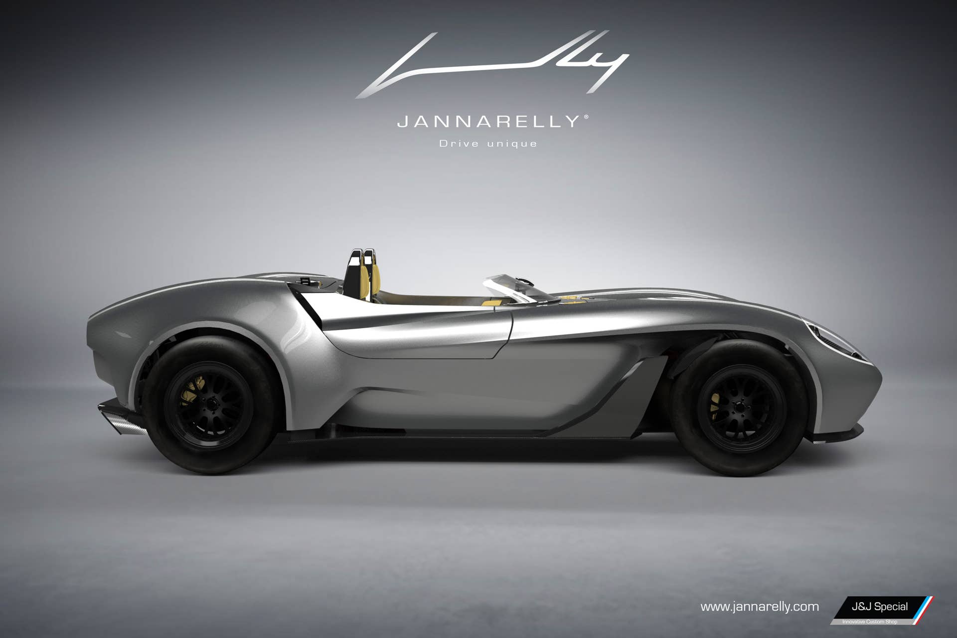 Jannarelly Design-1 silver side