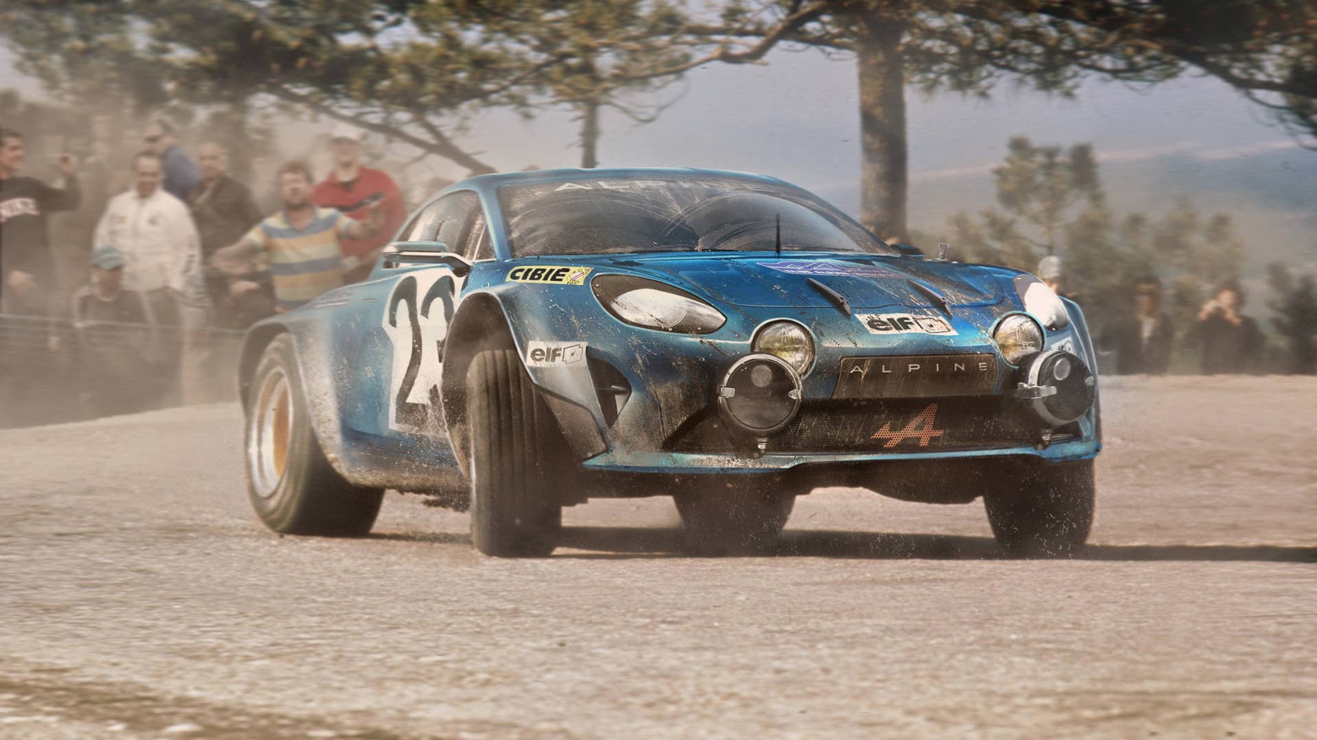 renault alpine wrc rally render