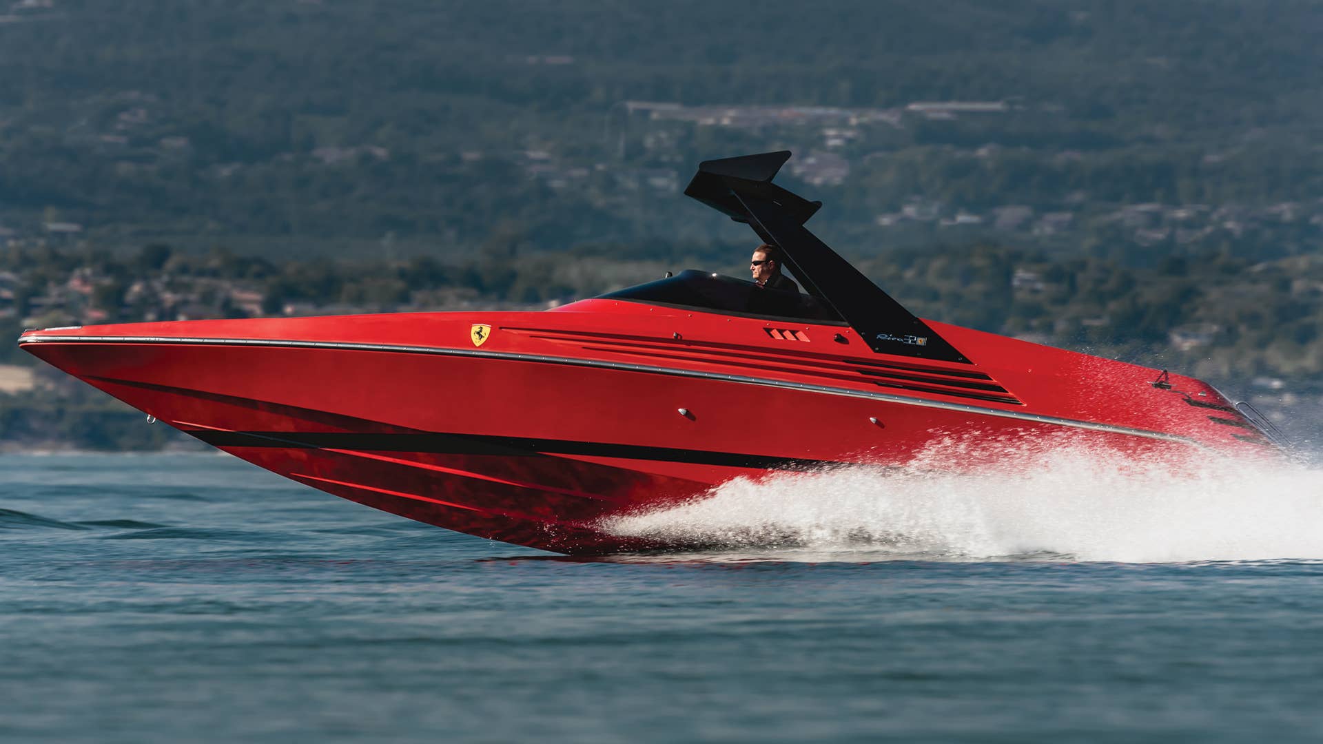 1990 Riva Ferrari 32 profile side
