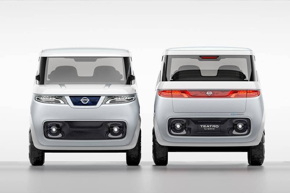 nissan teatro for days front and rear