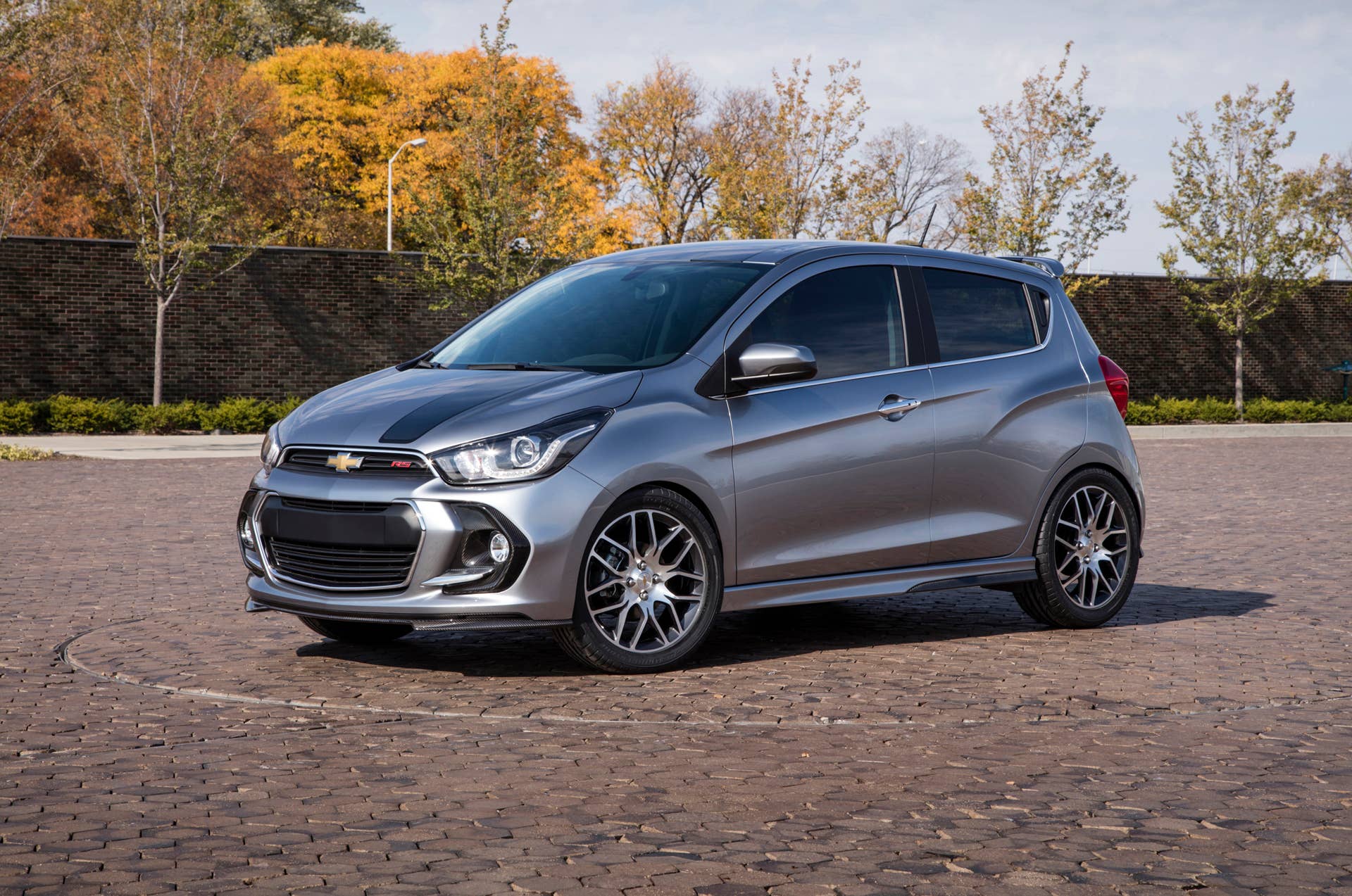 Spark RS concept: Built to showcase dynamic appearance of the all-new, 2016 Chevrolet Spark, this concept applies the sporty RS treatment that has distinguished Camaro, Sonic and Cruze production models.