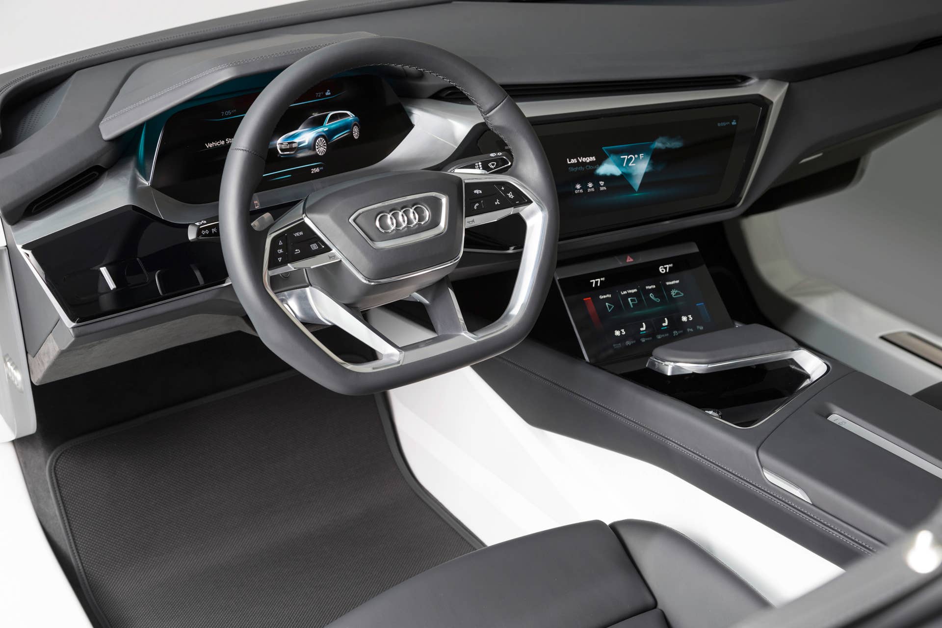 Audi Virtual Dashboard driver's view
