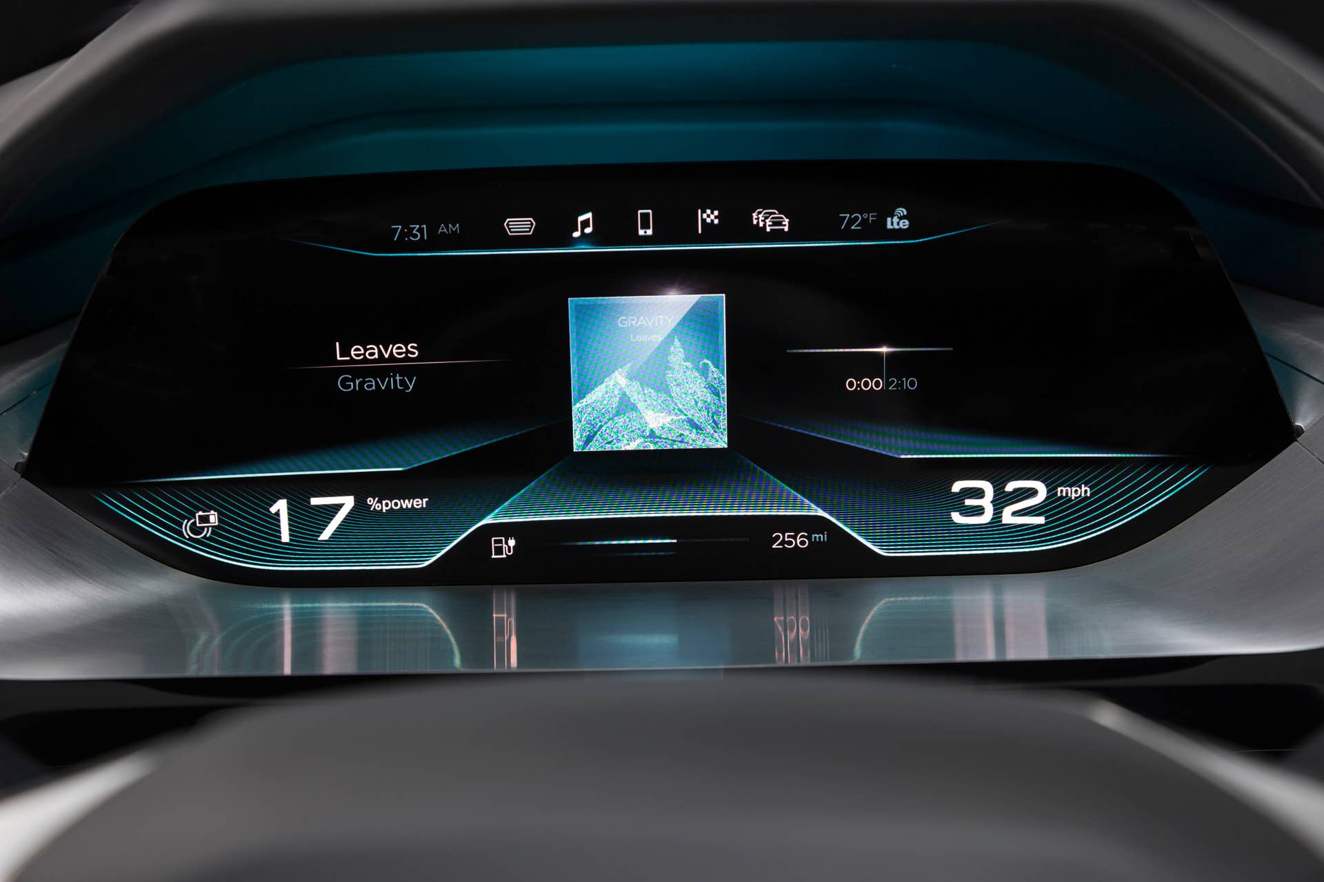Audi Virtual Dashboard gauge display