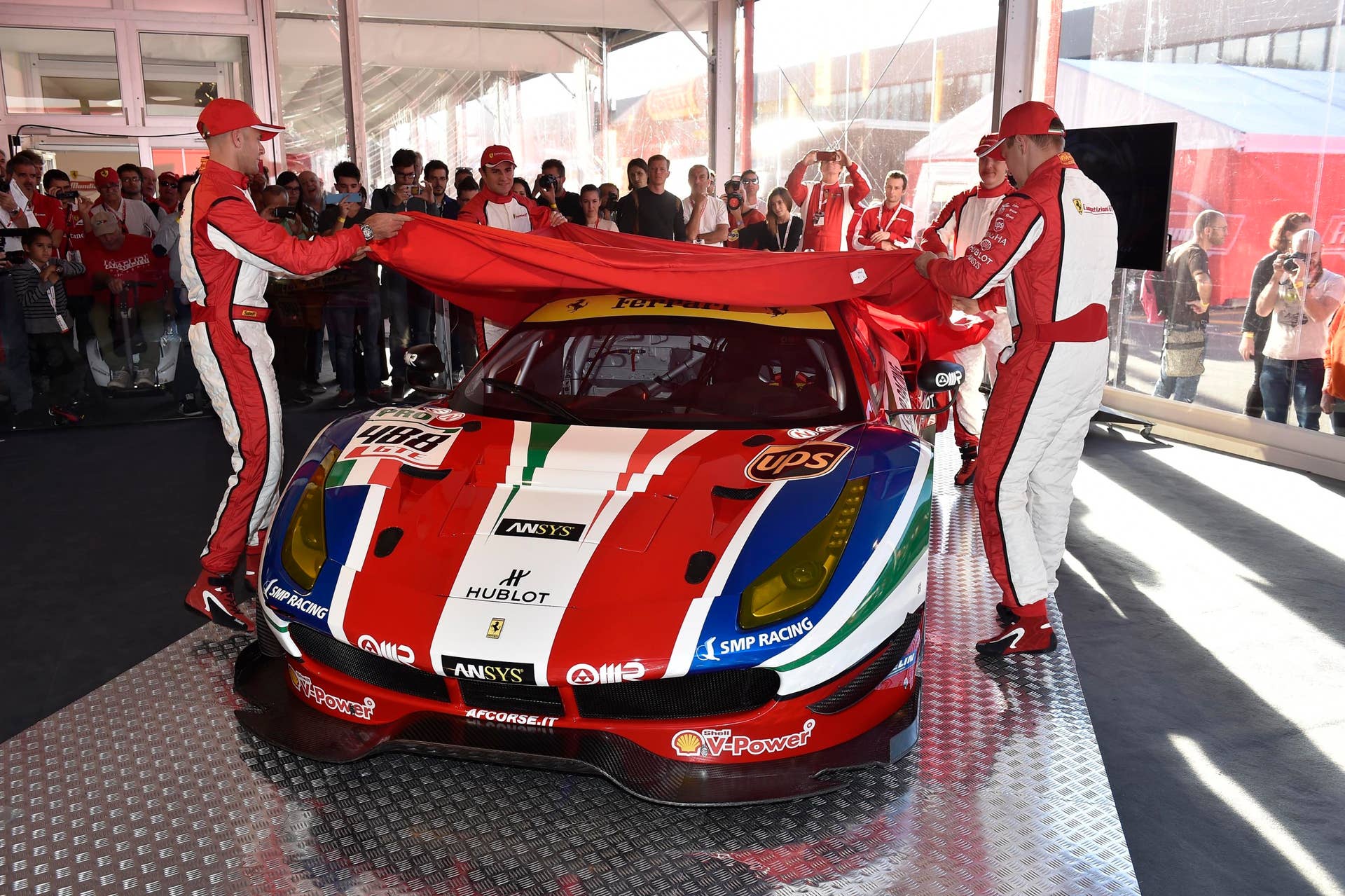 Ferrari 488 GTE unveiling