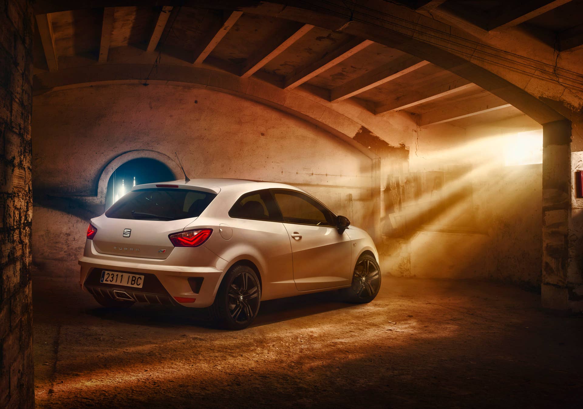 2016 Seat Ibiza Cupra rear 3/4